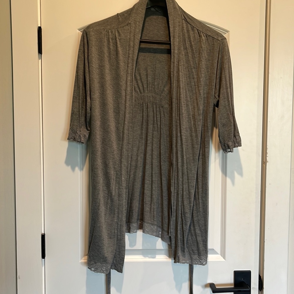 Womens mid-length robe